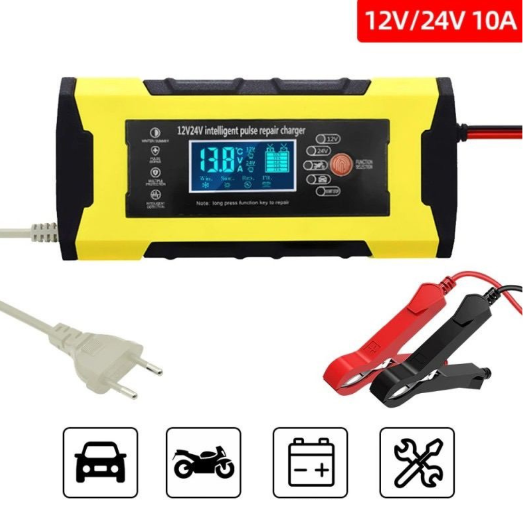 Зарядний пристрій для акумуляторів 12/24V 10A ZRDK-01 – ефективне рішення для автомобільних акумуляторів